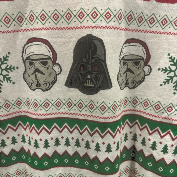 Disney Star Wars NWT Darth Vader  Ugly Christmas Sweatshirt Size 2X - Picture 3 of 4